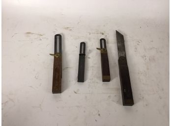 Lot Of Vintage Sliding Bevel Square