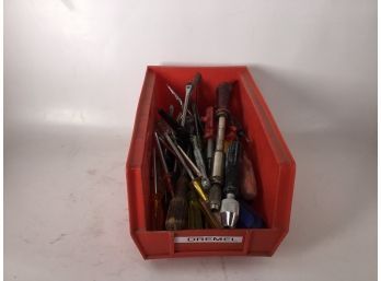 Large Bulk Lot Of Screwdrivers With And Without Adjustable Heads