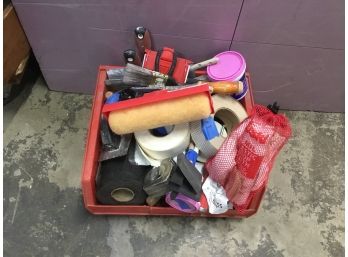 Large Mixed Lot Of Tools And Hardware For Tiling/ceiling/wall Work