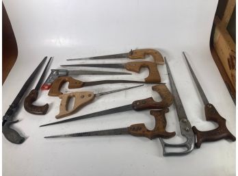 Lot Of 11 Vintage Compass Saws