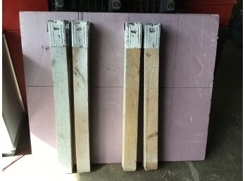 Lot Of Workshop Wooden Saw Horse Stands