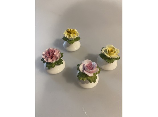 Aynsley English Fine Bone China Mini Flower Pots