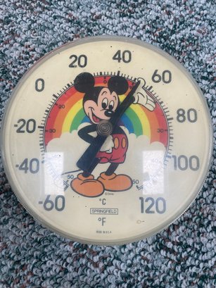 Vintage Mickey Mouse Thermometer