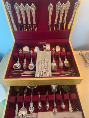 Lunt Sterling Flatware - 69 Pieces, Eloquence Pattern