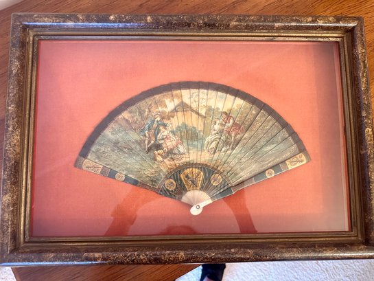Antique Framed Fan
