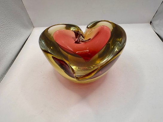 Gorgeous Murano Glass Heart