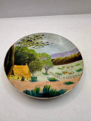 Hand Painted Made In Japan Plate