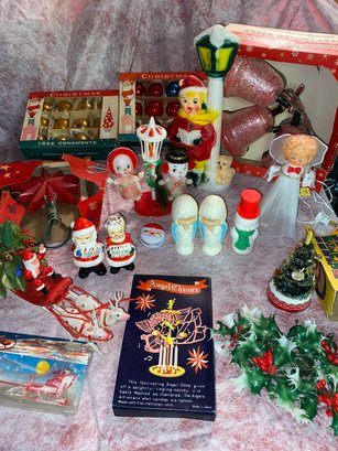 Lot Of Vintage Christmas Decor