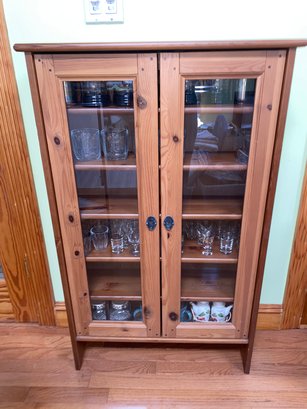 Narrow Pine Cabinet