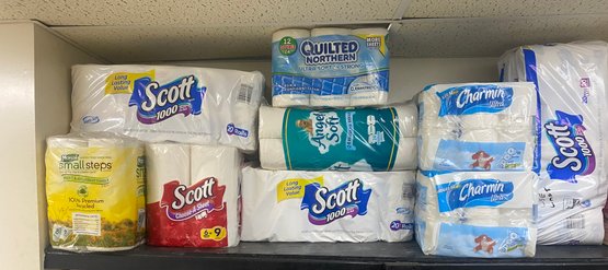 Lot Of Toilet Paper, Paper Towels