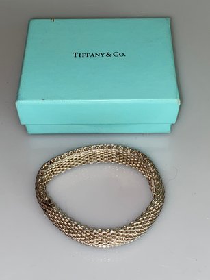 Tiffany & Co Sterling Mesh Bracelet