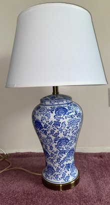 Blue & White Table Lamp Safavieh