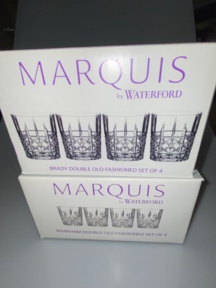 2 Boxes New Marquis Waterford Glasses (8)