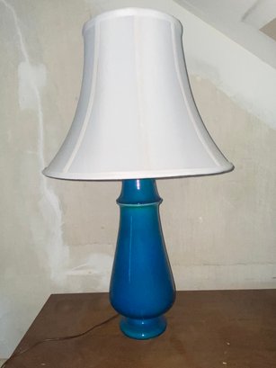Turquoise Ceramic Table Lamp