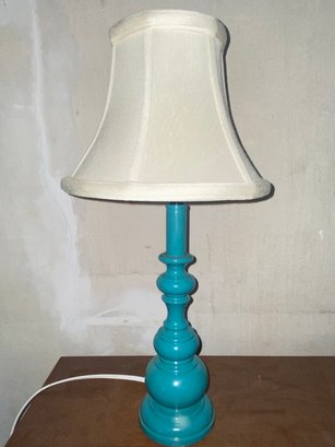 Small Teal Lamp