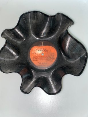 Beatles Vinyl Record Bowl