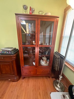 Wooden Curio Cabinet
