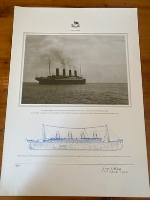 Jack Odell Print Of Last Titanic Photo  #4/100