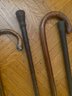 Assorted Vintage Wood Walking Sticks & Canes