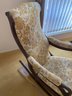Wood & Upholstered Rocking Chair