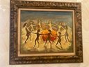 Fire Dance Oil Painting