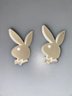 Pair Of Playboy Bunny Pins