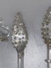 11 Vintage Glass Swizzle Sticks