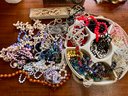 Large Lot Of Bead And Bangle Jewelry