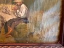 The Shepherd. Oil Painting