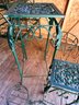 Lot Of 8 Metal Plant Stands.  Assorted Heights