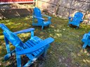 Lot Of 3 Wooden Adirondack Chairs