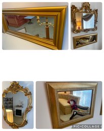 Lot Of 5 Wall Mirrors