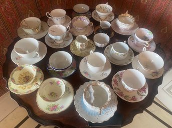 Lot Of Assorted Tea Cups & Saucers