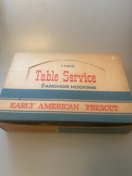 NIB Vintage Anchor Hocking Table Service Set