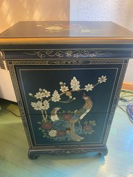 Asian Style Wood File Cabinet