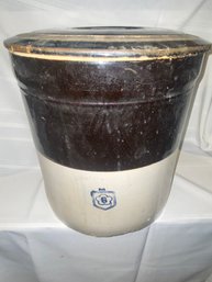 6 Gallon Stone Crock With Lid