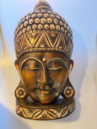 Wooden Hindu Bust