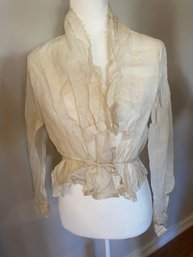 Antique Early 1900s Cotton Under Garment Jacket