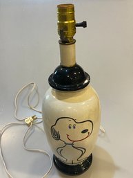 Vintage Snoopy Lamp