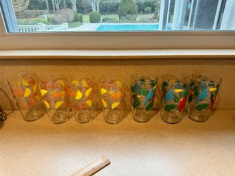Lot Of 7 Party Glassware