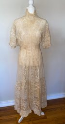 Antique Victorian Lace Night Dress