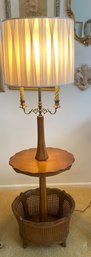 Vintage Lamp / Table/ Magazine Holder