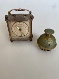 Brass Clock & Bell