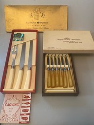 Vintage Sheffield Boxed Knife Sets