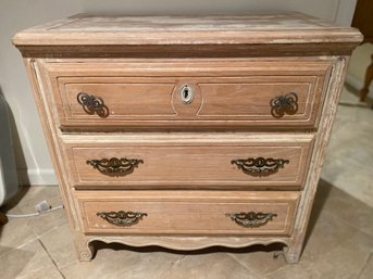 Whitewashed Distressed Chest