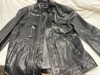 NWT John Varvatos Mens Leather Jacket