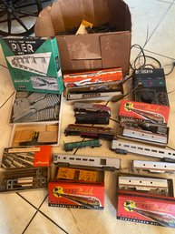Lot Of HO Scale Trains, Tracks, Accessories