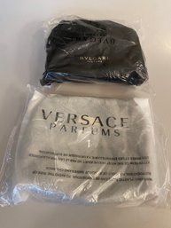 2 New Makeup Cases , Versace, Bvlgari