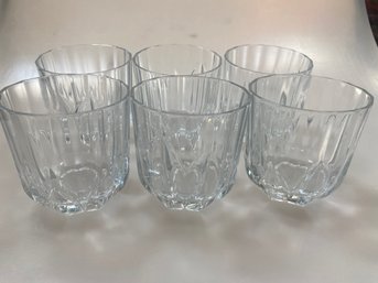 Set Of 6 Pasabahce Crystal Glasses