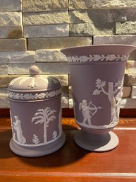 Wedgewood Covered Jar & Vase